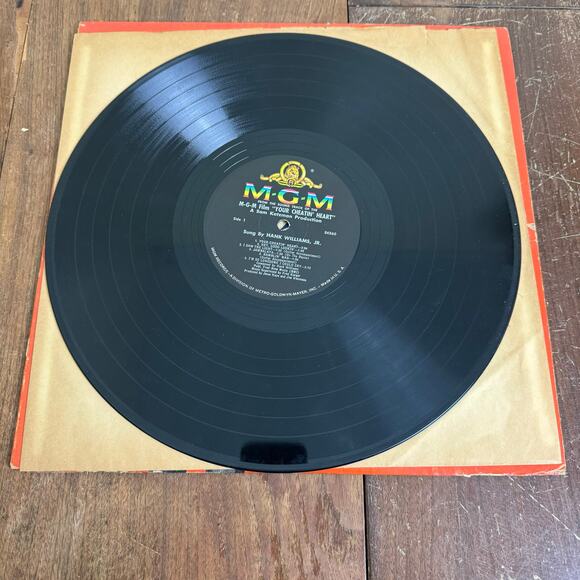 Hank Williams Life Story sung by Hank Williams Jr LP Vinyl Record - Picture 3 of 4